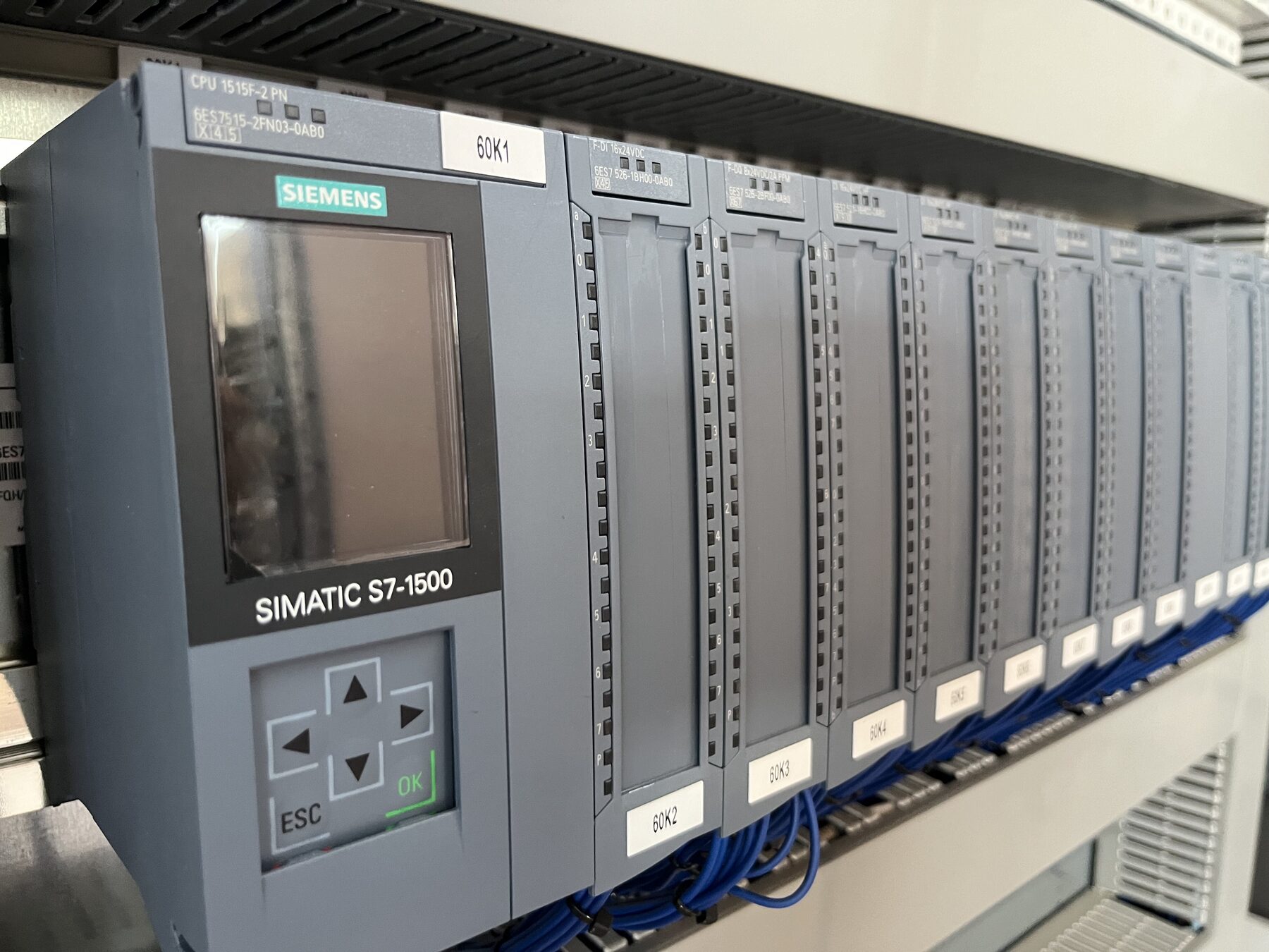 PLC Siemens S7-1500 - quadro bordo macchina
